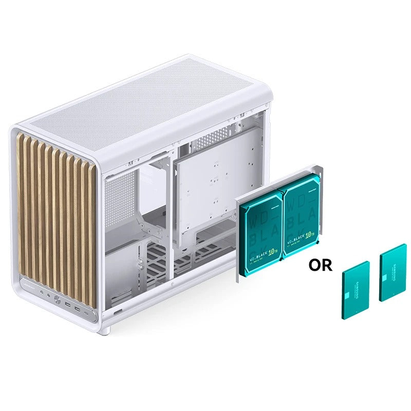 Jonsbo D33 Wood M-ATX Computer Case | DataBlitz