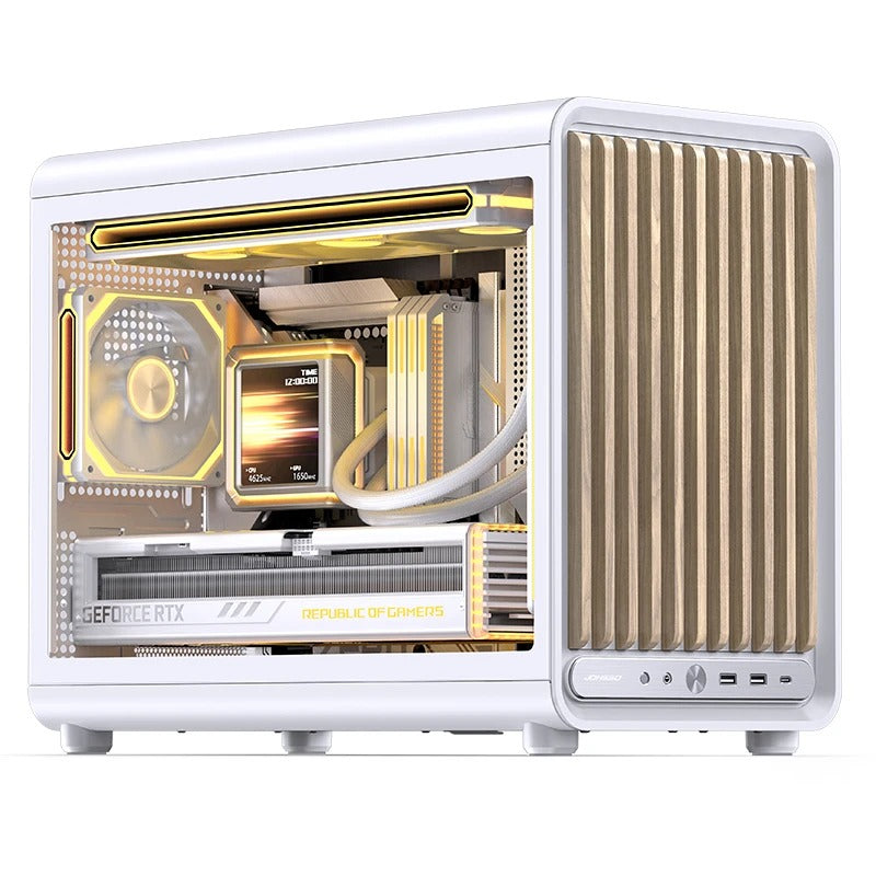 Jonsbo D33 Wood M-ATX Computer Case | DataBlitz