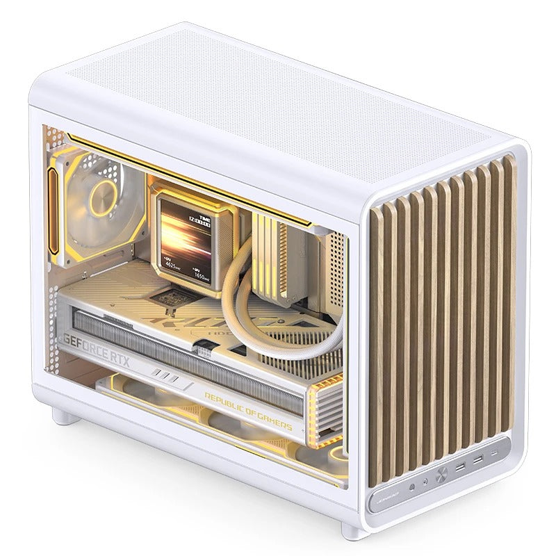 Jonsbo D33 Wood M-ATX Computer Case | DataBlitz