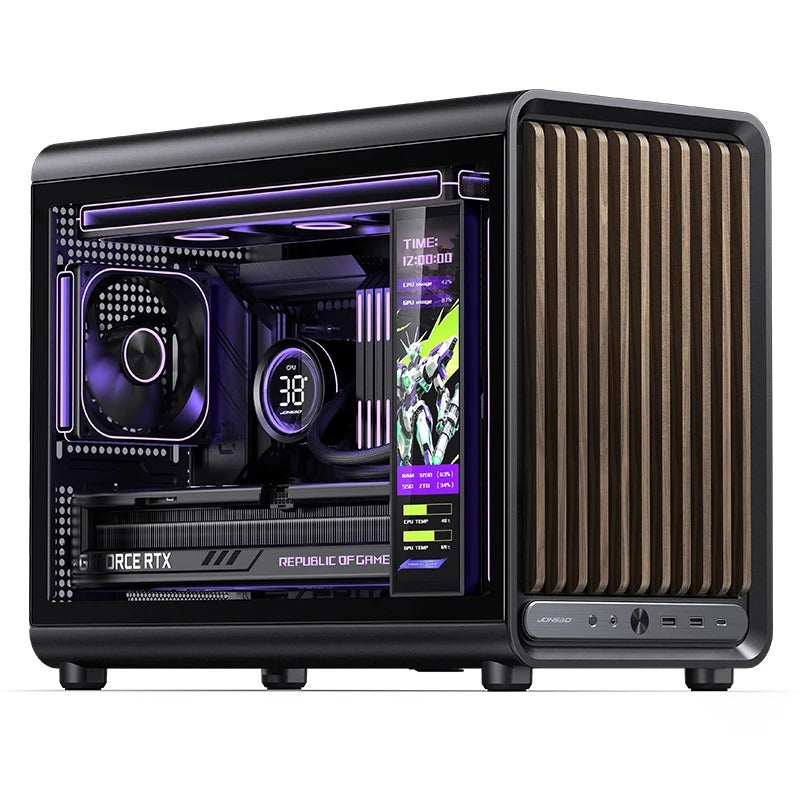Jonsbo D33 Wood M-ATX Computer Case | DataBlitz