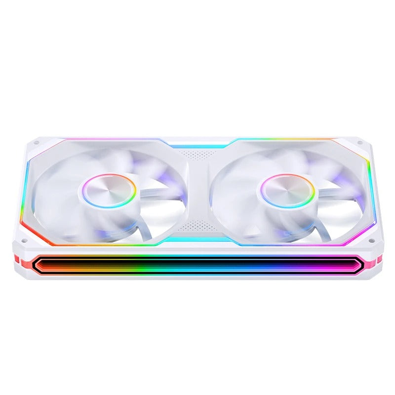 Jonsbo XA-240WR 240mm ARGB Infinity Mirror Series Fan (White)