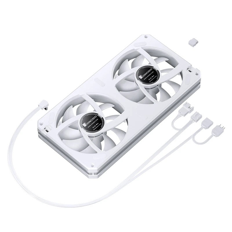 Jonsbo XA-240WR 240mm ARGB Infinity Mirror Series Fan (White)