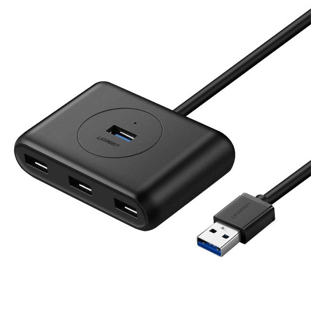 Ugreen USB 3.0 A 4 Ports Hub - 0.5m (Black) (CR113/20290)