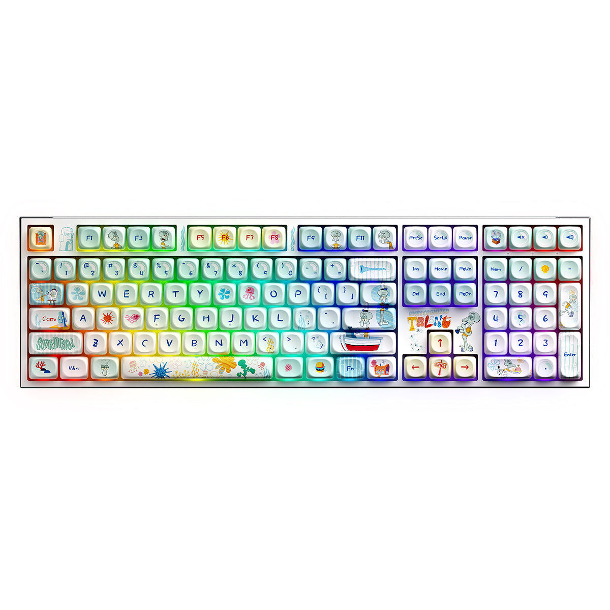 Akko Squidward Tentacles 5108 V5 Multi-Mode RGB Mechanical Keyboard (Akko V3 Piano Pro)