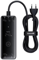 Baseus Digital GaN Intelligent Desktop Fast Charger 3C+U+DC 240W (Cluster Black) (P10163901113-00)