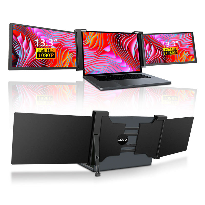 S13 13" FHD (1920x1080) IPS HDR Portable Dual Screen Monitor for Notebook Laptop + Sleeve