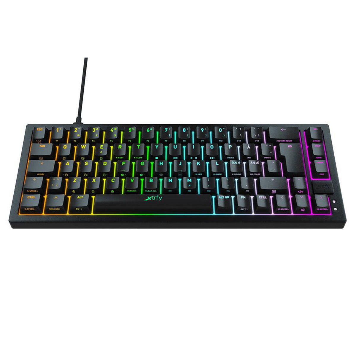 Cherry Xtrfy K5 RGB Compact 65% Mechanical Gaming Keyboard (Black)