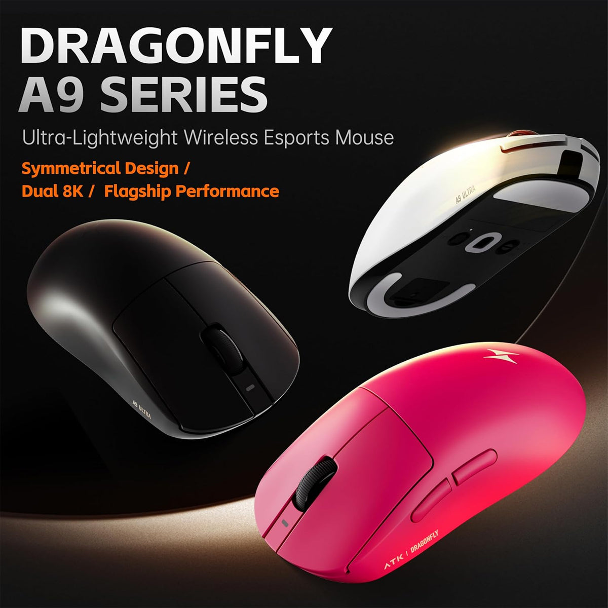 ATK Dragonfly A9 Pro Max 2.0 Lightweight Wireless Mouse