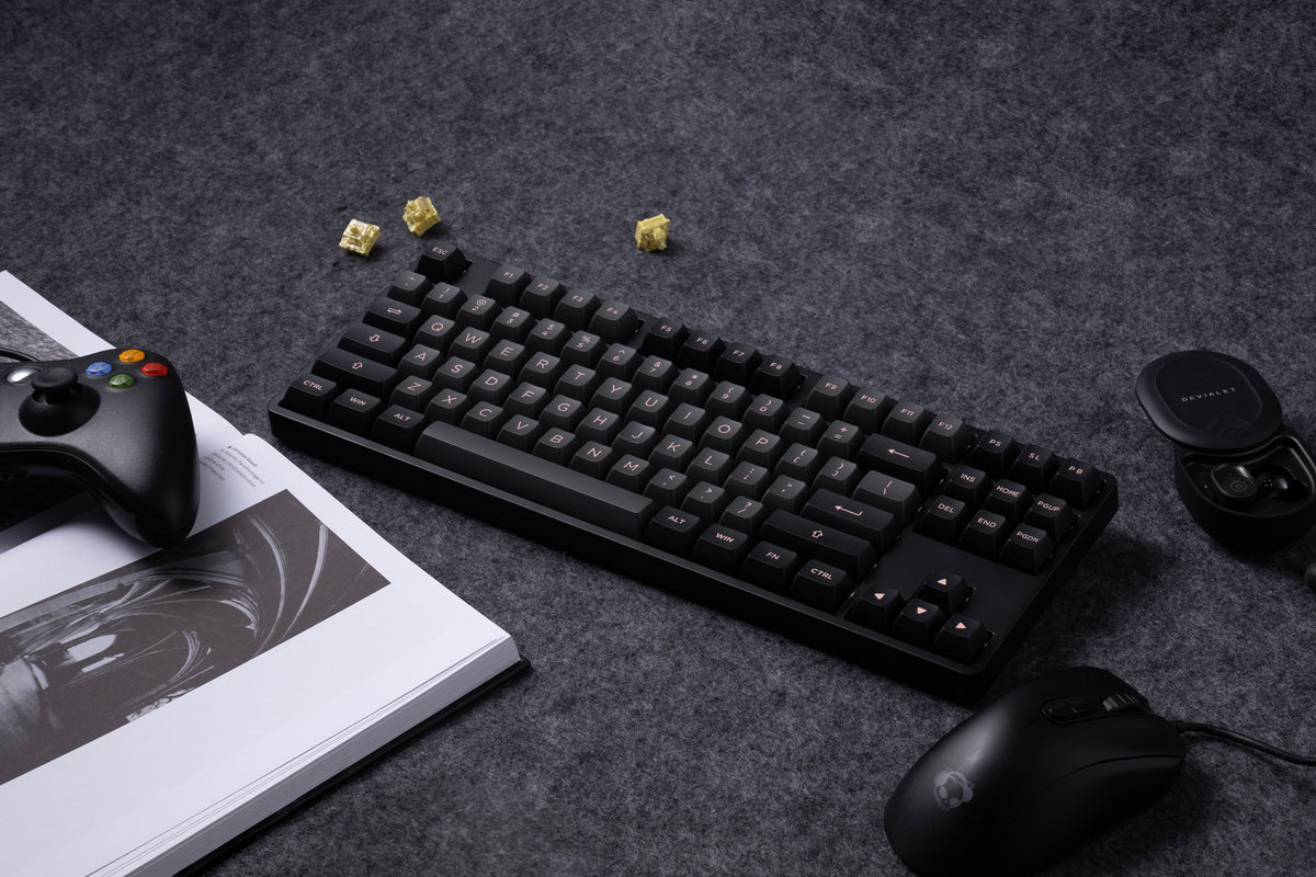 Akko 5087S VIA RGB Hot-Swappable Mechanical Keyboard Black & Pink