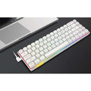 E-Yooso HZ-68 RGB 68-Keys Hot-Swappable Mechanical Keyboard White (Magnetic Switch) | DataBlitz