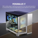 Corsair 2500X Mid-Tower Dual Chamber Pc Case (White)