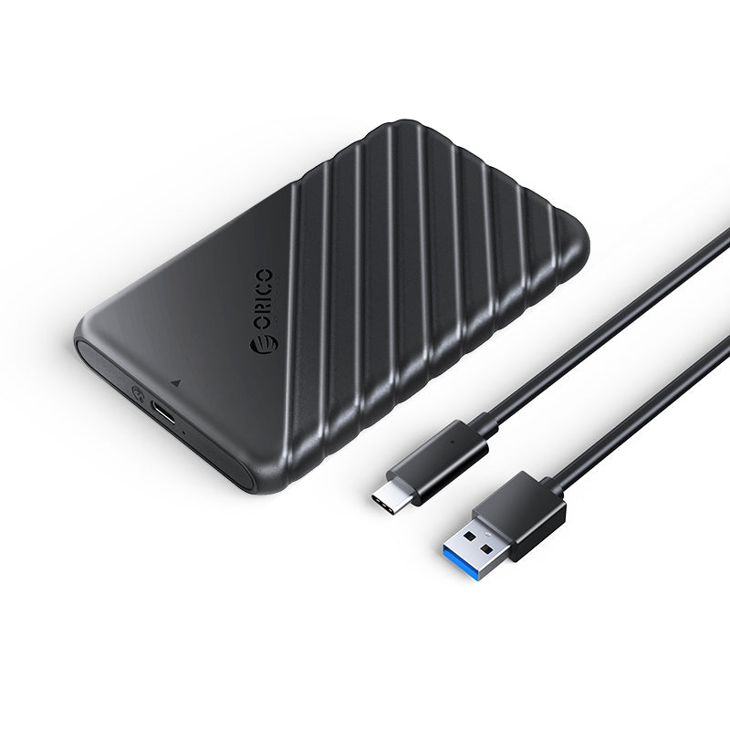 Orico 25PW1-C3 2.5 Inch USB 3.1 Gen1 Type-C Hard Drive Enclosure (Black)