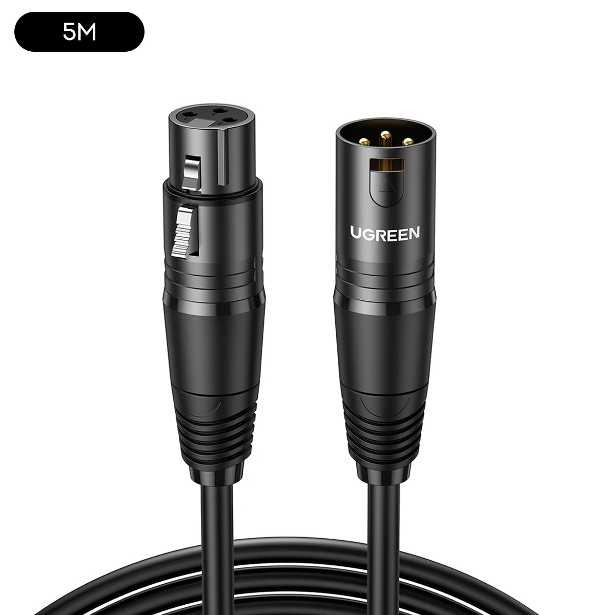 Ugreen Cannon Male to Female Microphone Extension Audio Cable