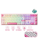 Akko x MonsGeek MG108B Rainbow Marshmallows Multi-Mode RGB Hot-Swappable Mechanical Keyboard