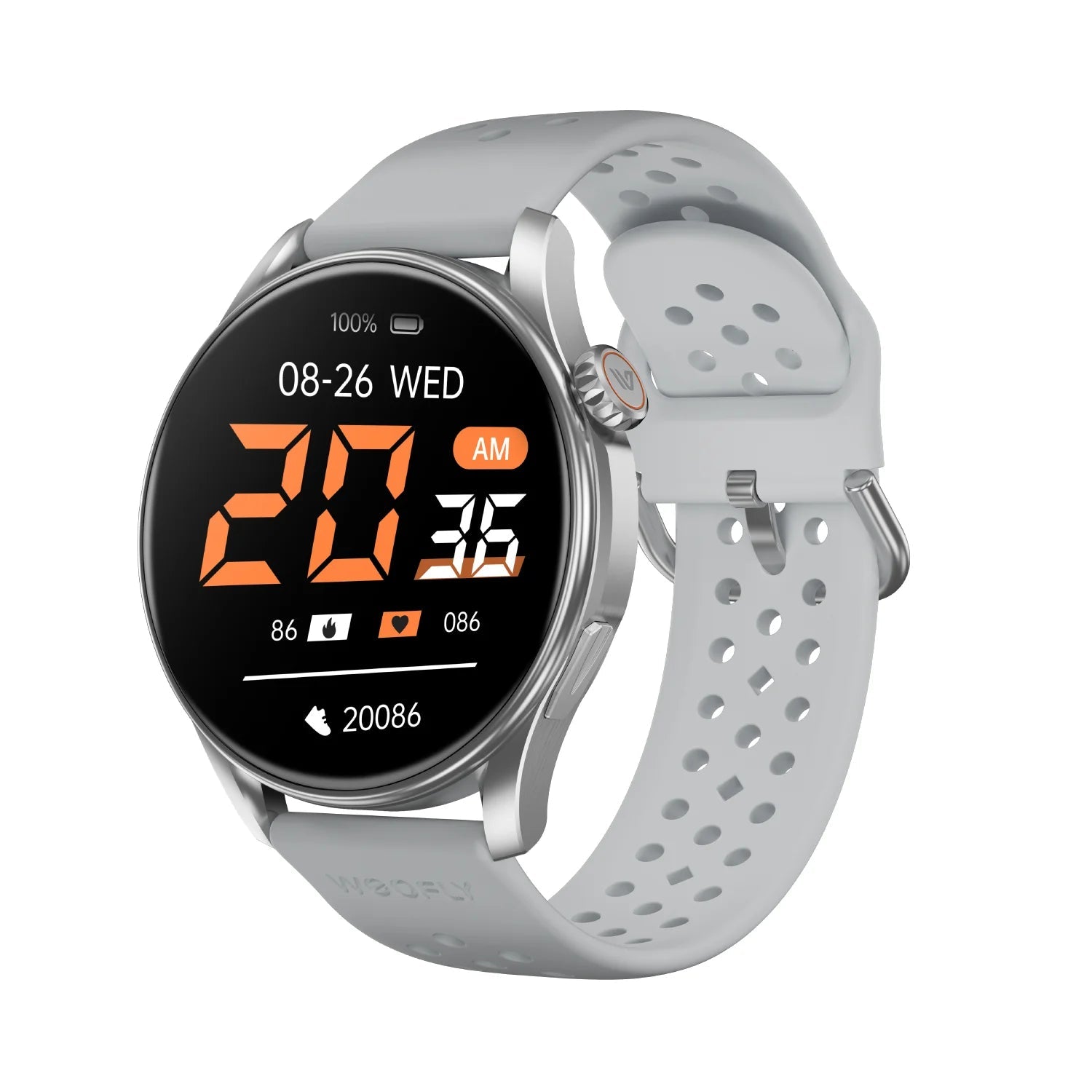 Weofly Curve 2 Smartwatch (Black, Silver) (WFCV699BL, WFCV699SL)
