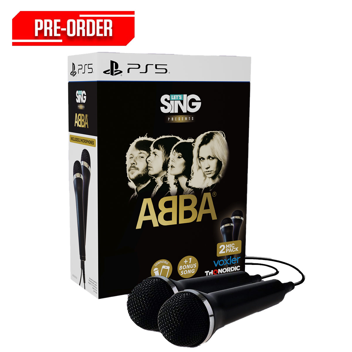 PS5 Lets Sing ABBA 2 Mic Bundle (2027 Edition)