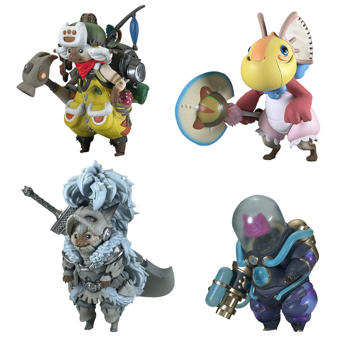 Capcom Figure Builder Moster Hunter Standard Model Plus Palico Collection Vol. 1 (Box of 4)
