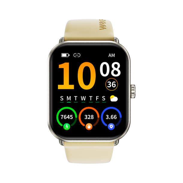 Weofly Active 2 Smartwatch (Black, Gold) (WFAC890BL, WFAC890GD)