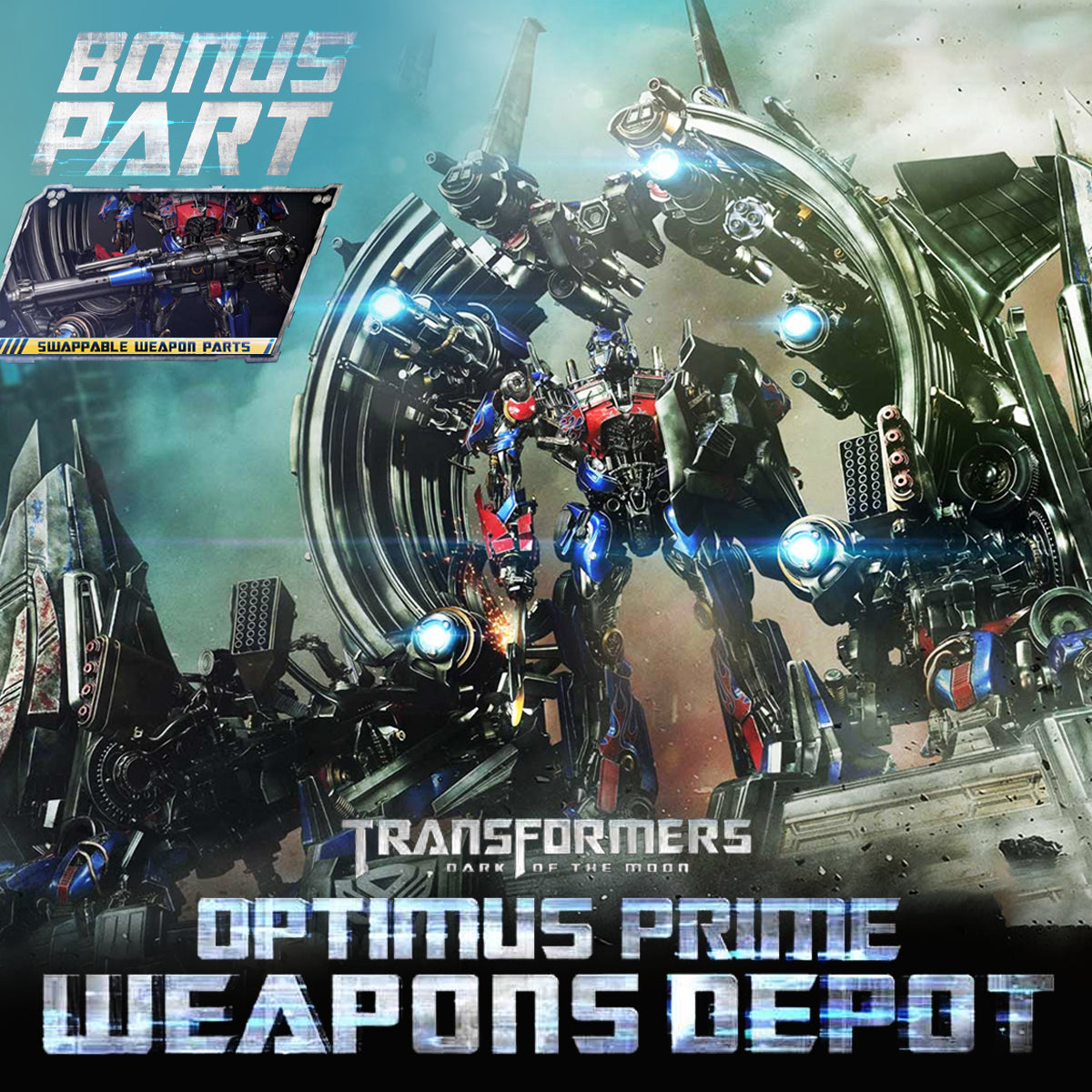 Museum Masterline Transformers: Dark of the Moon (Film) Optimus Prime Weapons Depot