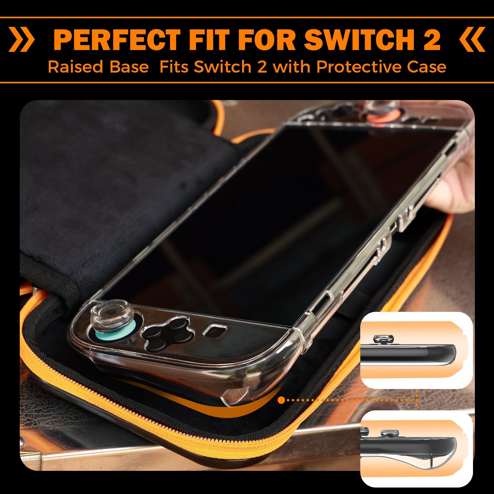 IINE Supernova Black Carrying Case for Nintendo Switch 2 L1188