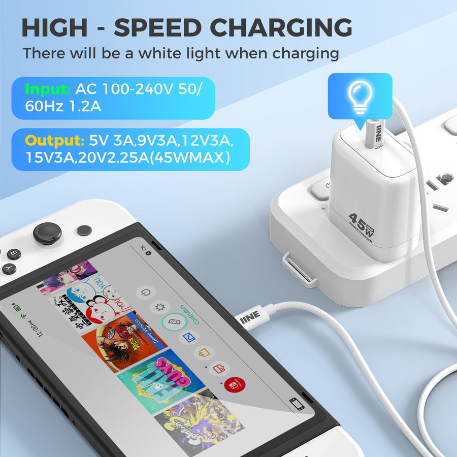 IINE 45W Charger for Nintendo Switch (L978)