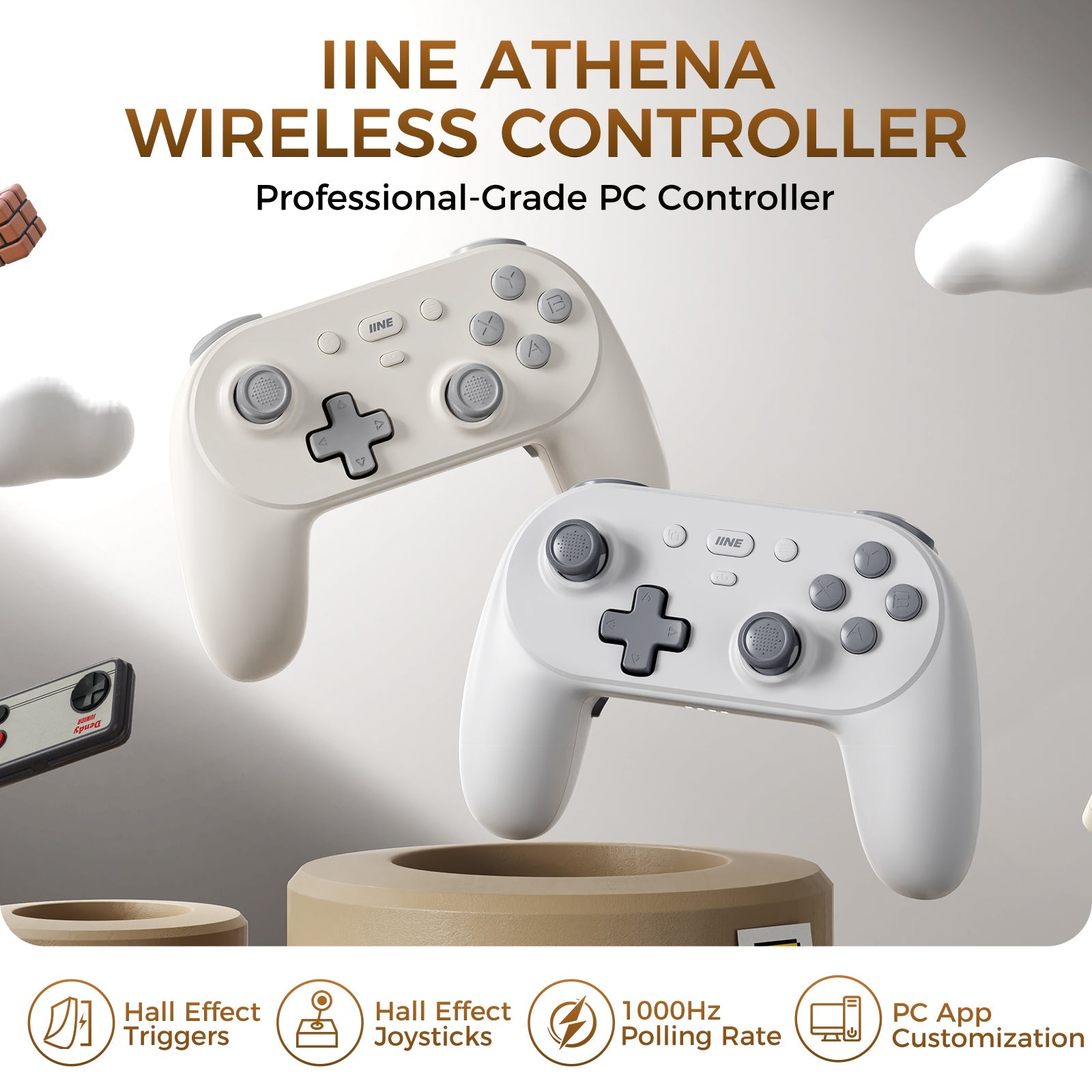 IINE Anthena Wireless Controller PC Version for Nintendo Switch / Phone / PC