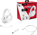 HyperX Cloud III S Wireless Gaming Headset (White)