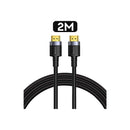 Baseus Cafule 4K HDMI Male To 4K HDMI Male Adapter Cable (1m, 2m, 3m, 5m) (Black) (CADKLF-E01, CADKLF-F01, CADKLF-G01, CADKLF-H01)