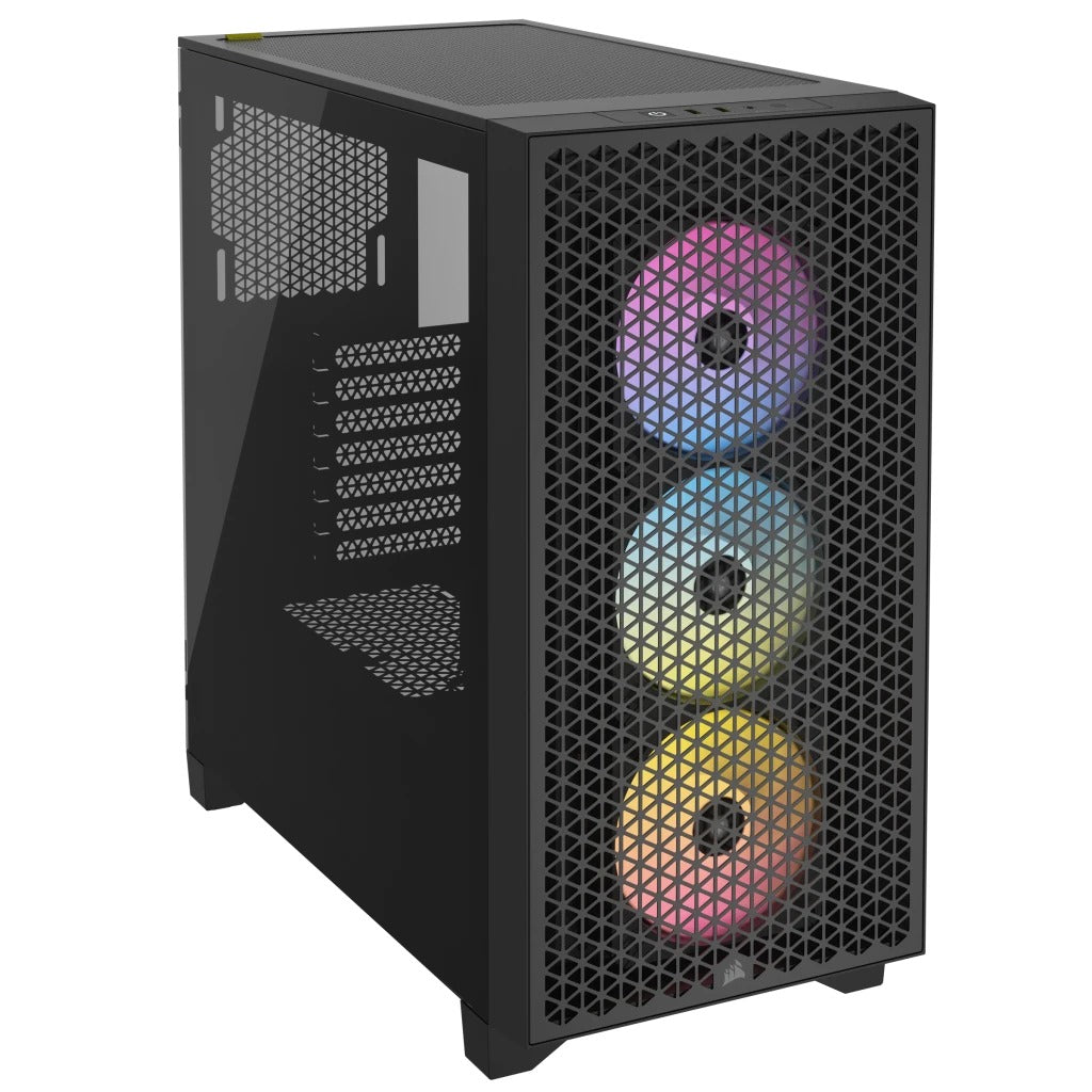 Corsair 3000D RGB Airflow Tempered Glass Mid-Tower ATX PC Case (Black)