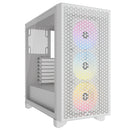 Corsair 3000D RGB Airflow Tempered Glass Mid-Tower ATX PC Case (White)