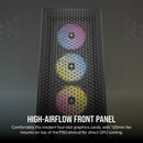 Corsair 3000D RGB Airflow Tempered Glass Mid-Tower ATX PC Case (Black)