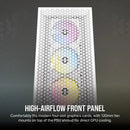 Corsair 3000D RGB Airflow Tempered Glass Mid-Tower ATX PC Case (White)