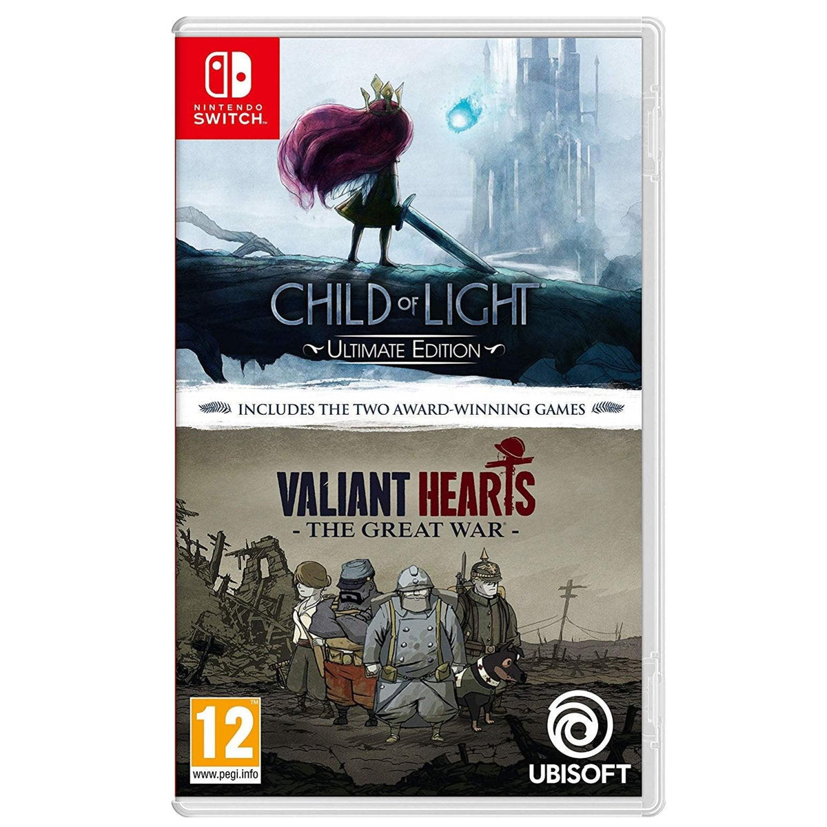 Nintendo Switch Child Of Light Ultimate Edition + Valiant Hearts The Great War Double Pack (EU)