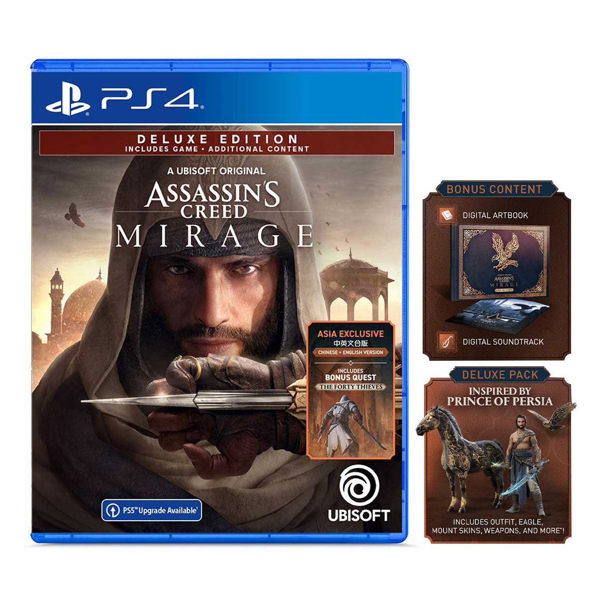 Assassins Creed Mirage PS4  Zilion Games e Acessórios
