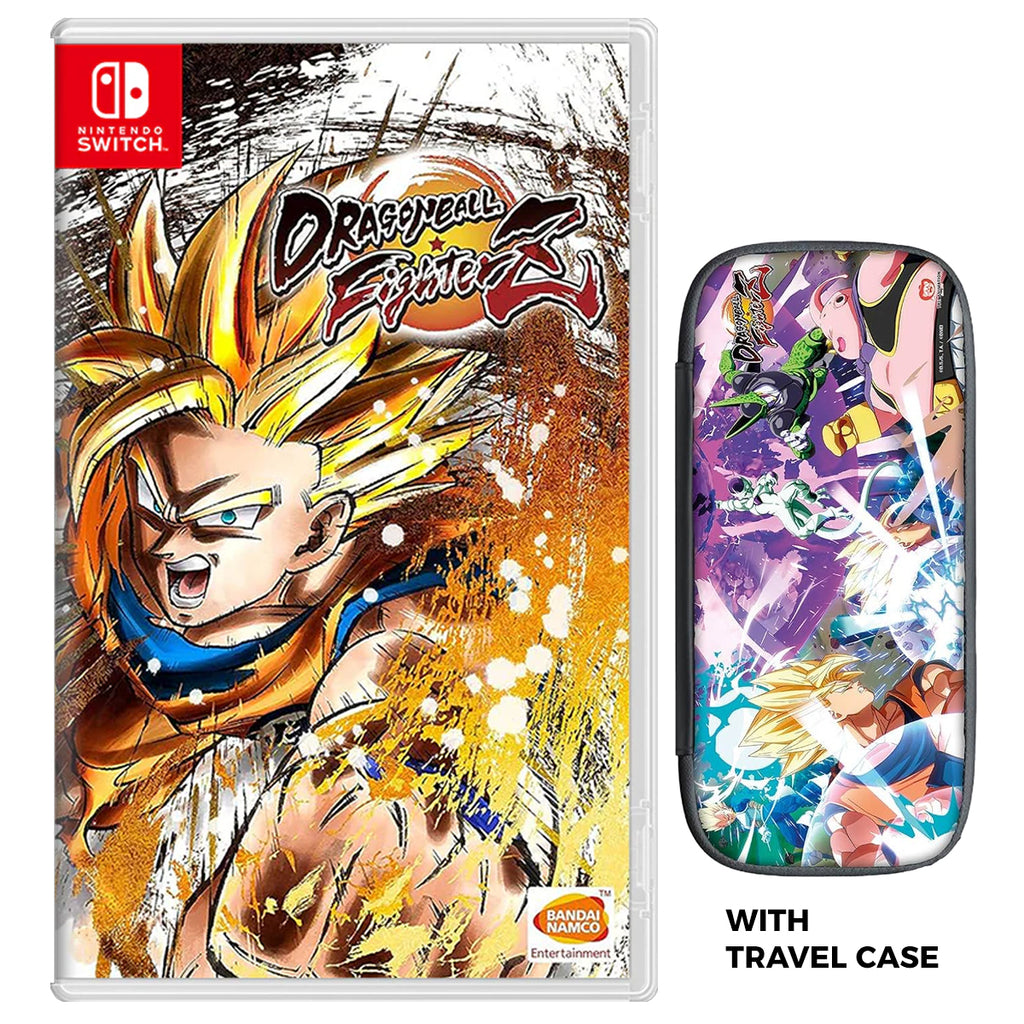 NINTENDO SWITCH DRAGONBALL FIGHTERZ WITH TRAVEL CASE
