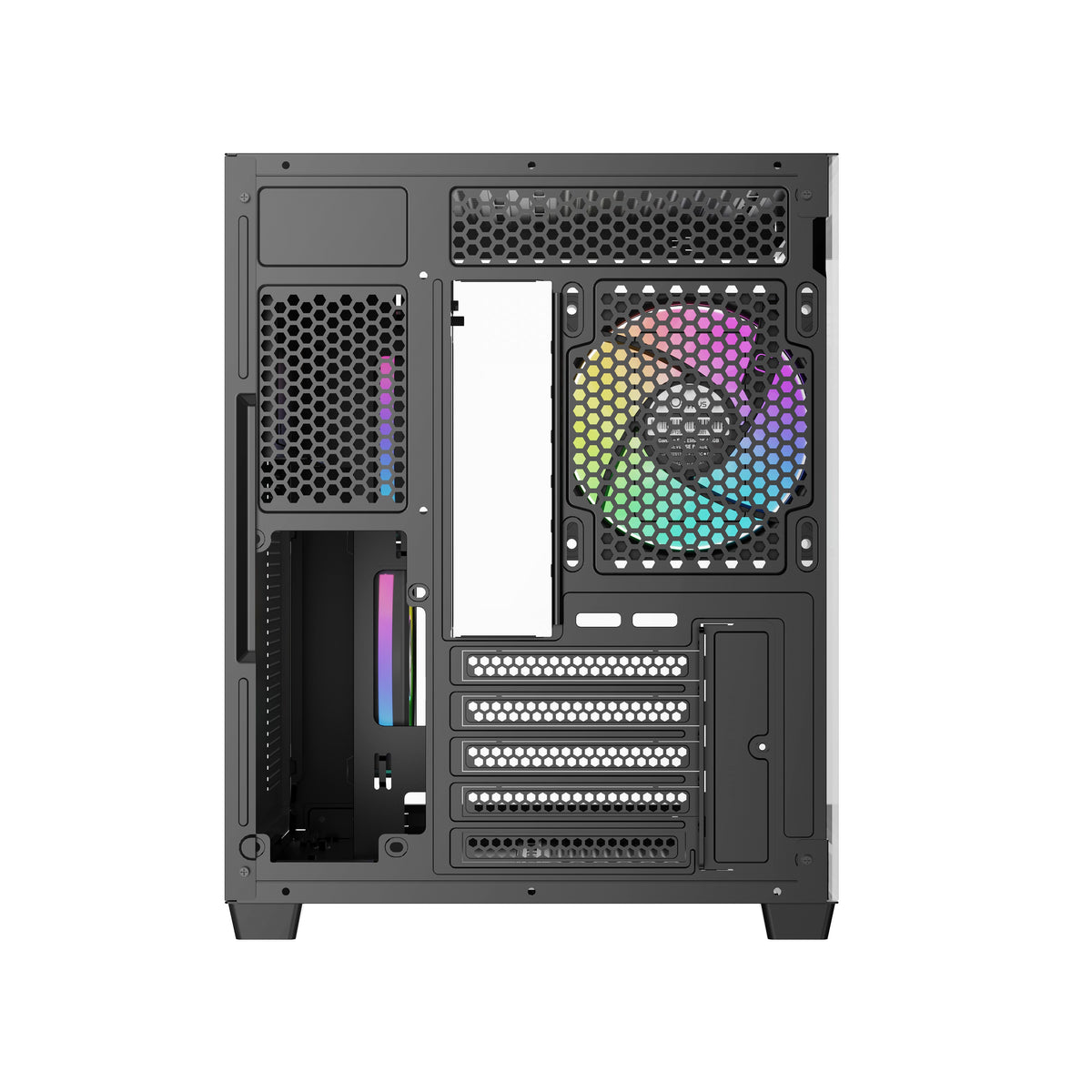 Ocypus Gamma C54 Mini-Tower Panoramic PC Case with ARGB Fans