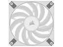 Corsair iCUE AF120 RGB Slim 120MM PWM Fluid Dynamic Bearing Fan With Lightning Node Core (White)