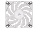 Corsair iCUE AF120 RGB Slim 120MM PWM Fluid Dynamic Bearing Fan With Lightning Node Core (White)