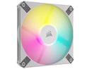 Corsair iCUE AF120 RGB Slim 120MM PWM Fluid Dynamic Bearing Fan With Lightning Node Core (White)