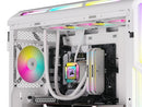 Corsair iCUE AF120 RGB Slim 120MM PWM Fluid Dynamic Bearing Fan With Lightning Node Core (White)