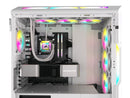 Corsair iCUE AF120 RGB Slim 120MM PWM Fluid Dynamic Bearing Fan With Lightning Node Core (White)