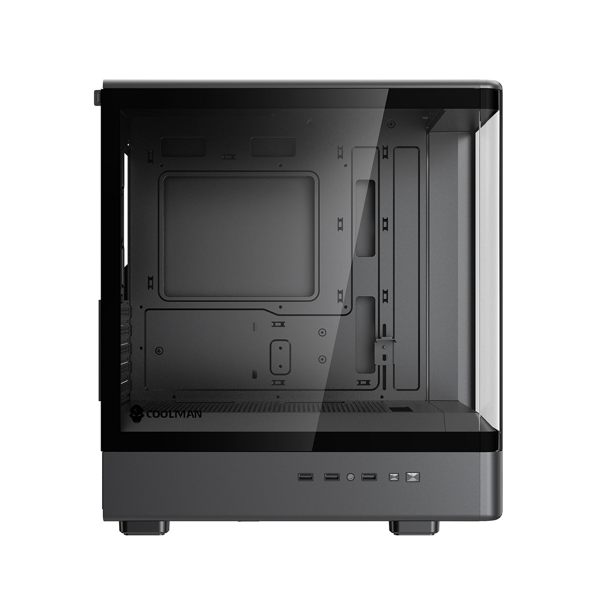 Coolman Astra M-ATX PC Case with Digital Screen Display