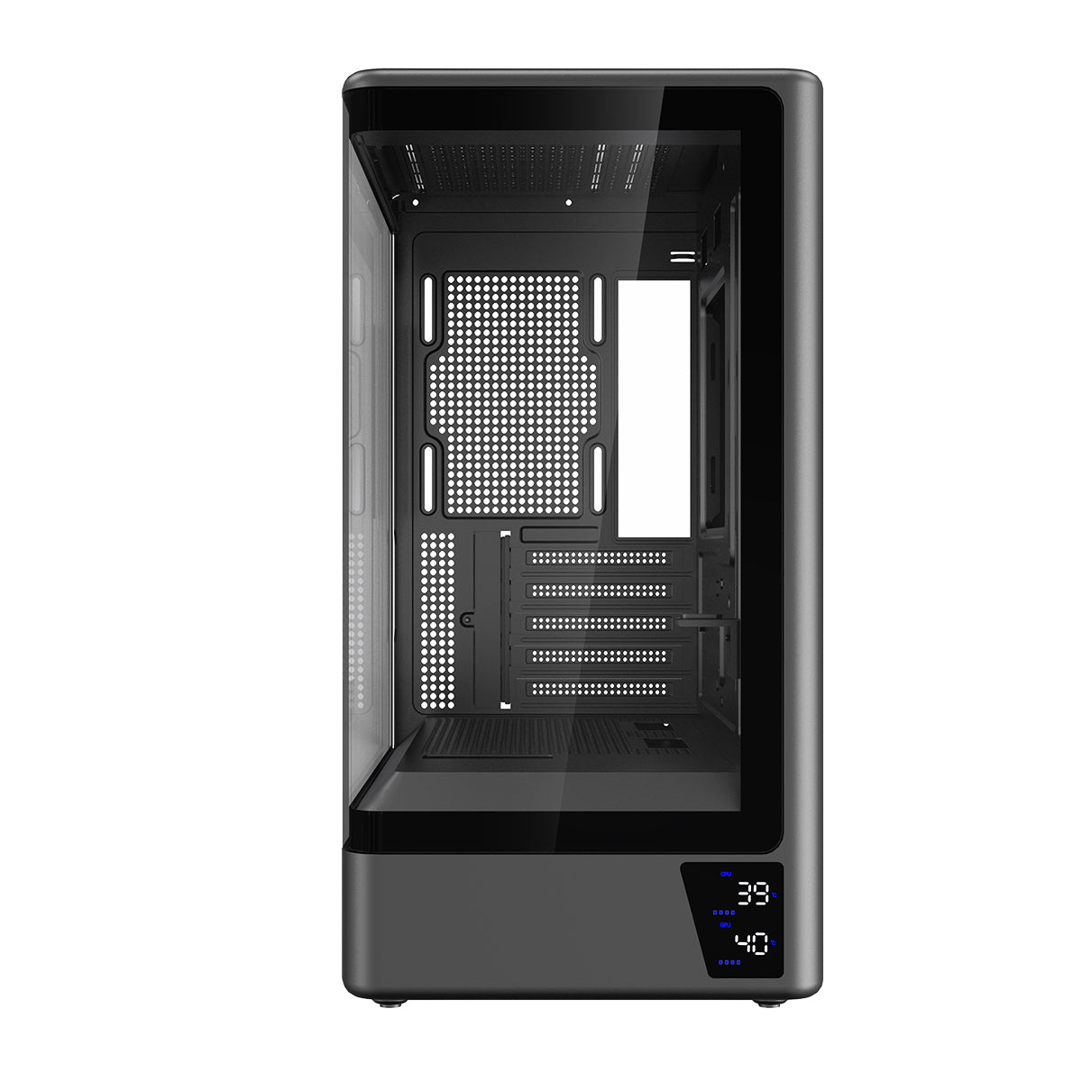 Coolman Astra M-ATX PC Case with Digital Screen Display