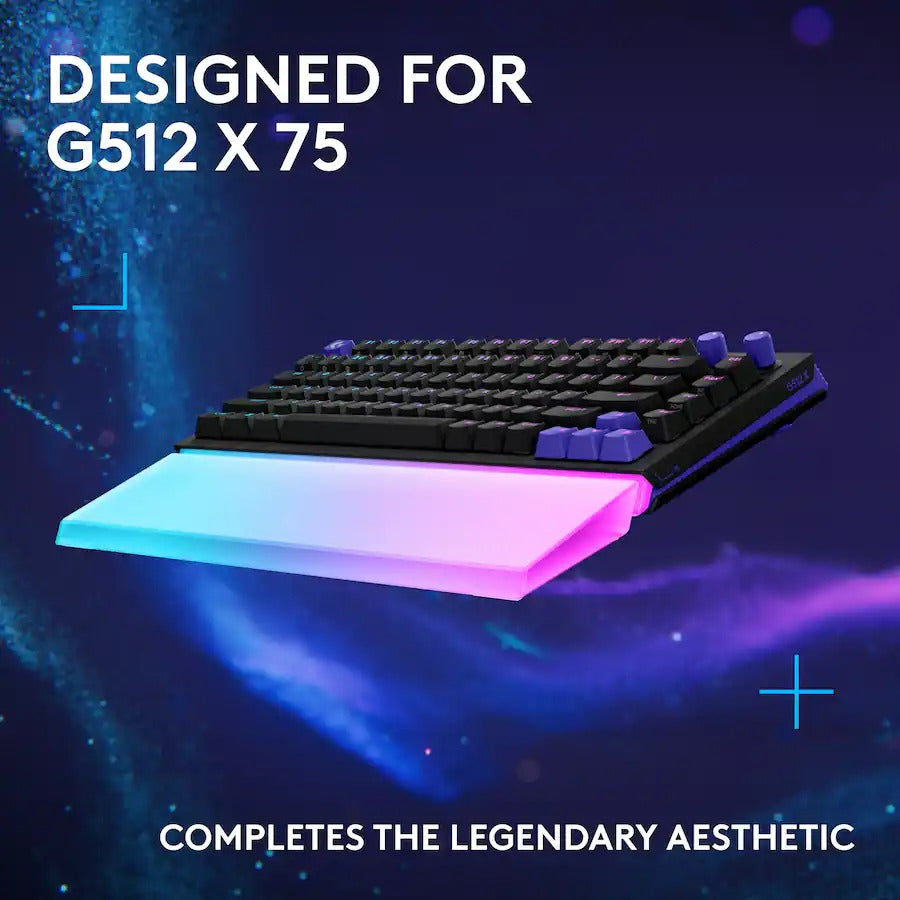 Logitech G512 X 75 Laser-etched Translucent Acrylic Palm Rest