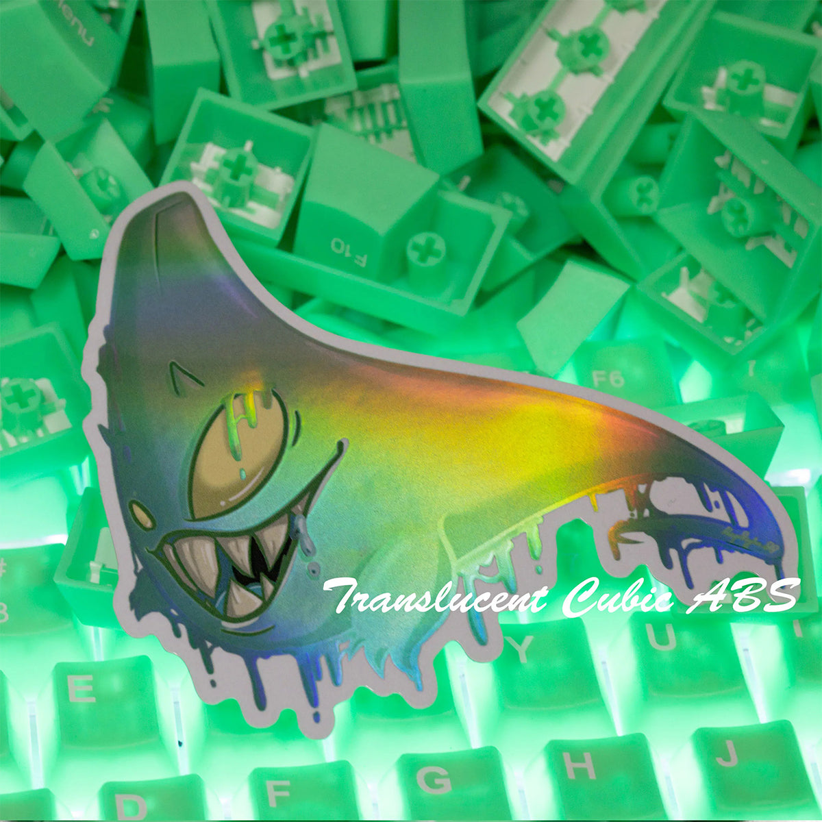 Taihao Double Shot ABS-Cubic Profile Keycaps Set For Cherry MX Switch (152-Keys)