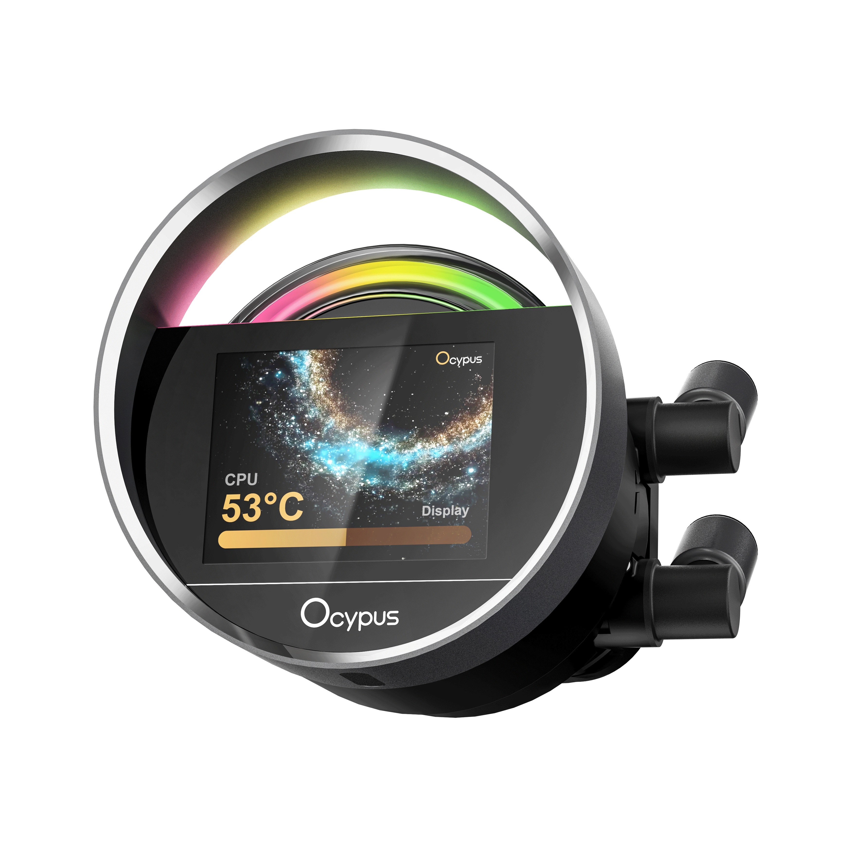 Ocypus Sigma L36 ARGB 360mm ARGB AIO Liquid Cooler with 2.4" IPS Display