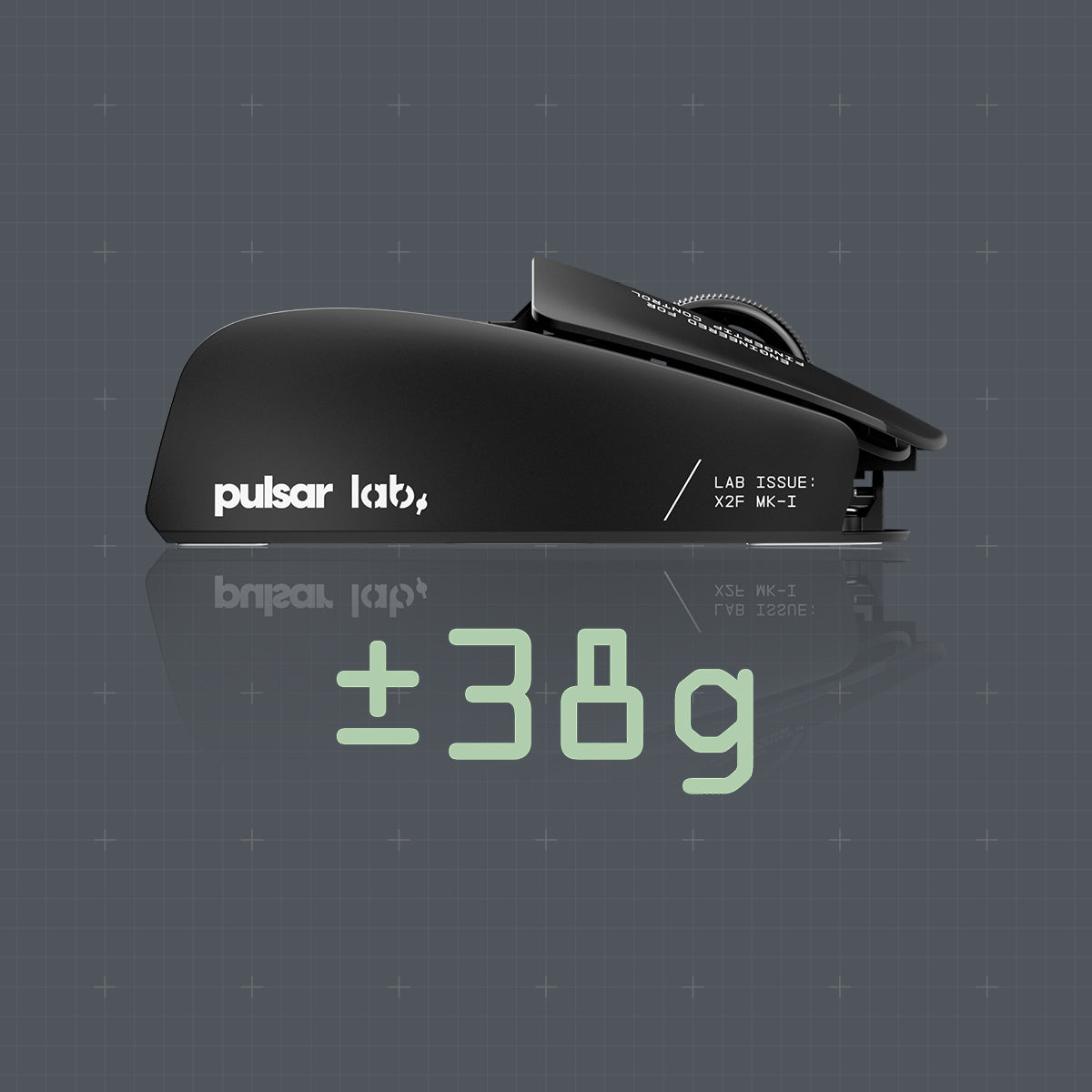 Pulsar Lab X2F Fingertip Launch Edition Wireless Gaming Mouse Size 1 (Black) (PX2F101)