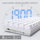 E-Yooso Z-686 Tri-Mode RGB 68 Keys Hot Swappable Mechanical Keyboard