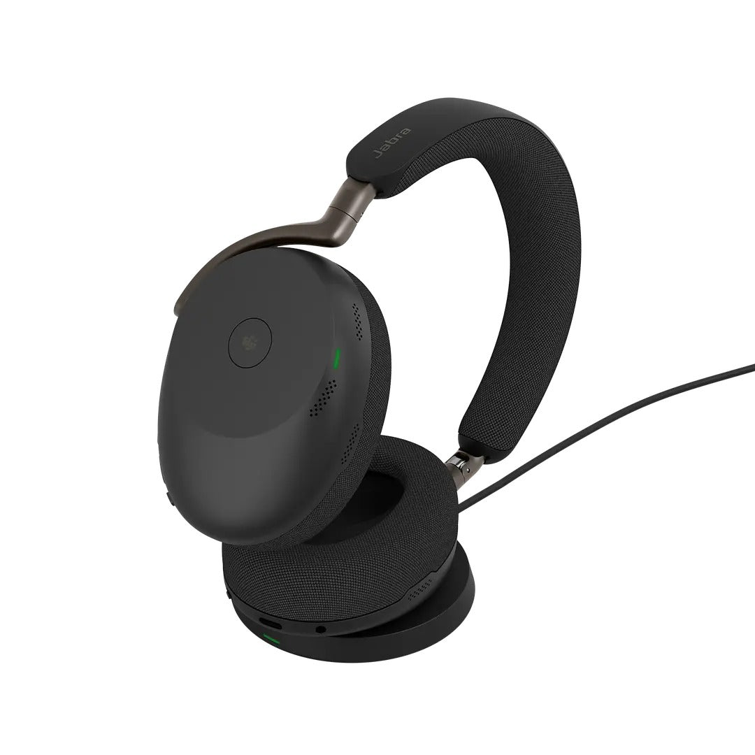 Jabra Evolve3 85 MS Link390c USB-C Wireless Headset with Dongle (Black)