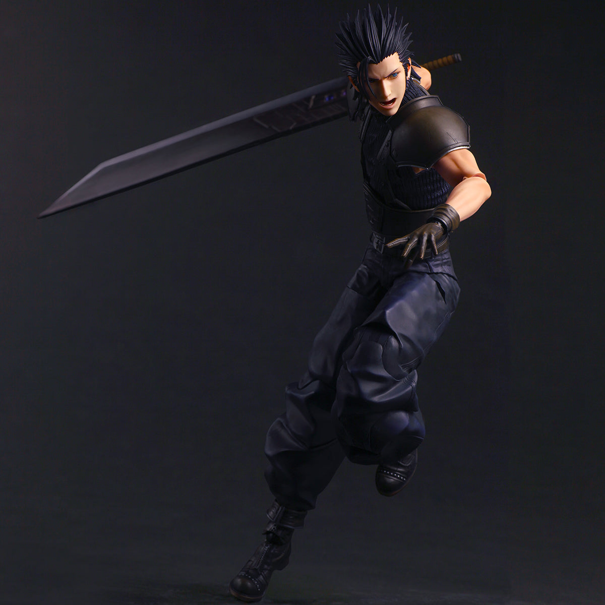 Final Fantasy VII Rebirth Play Arts Shin Action Figure - Zack Fair Soldier 1st Class